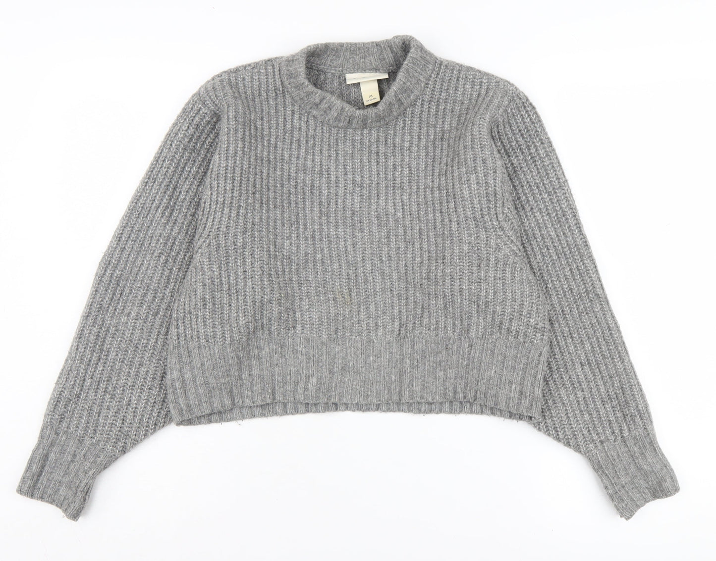 Monki Women's Grey Pullover Jumper XS
