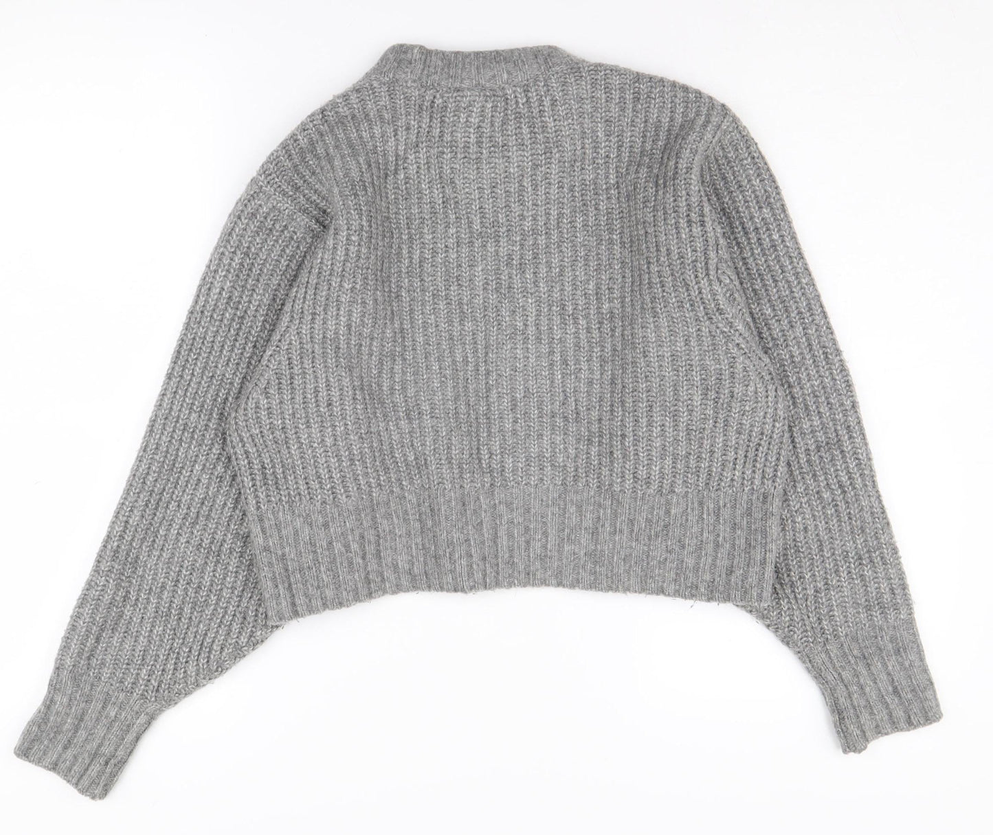 Monki Women's Grey Pullover Jumper XS