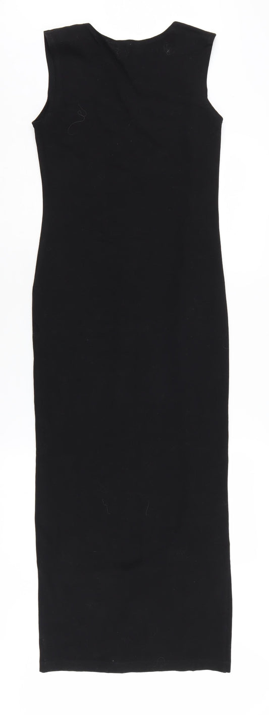 OFFshoot Women's Black Long Sheath Dress S
