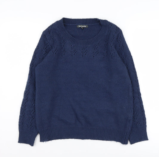 Bonmarché Women's Blue Pullover Jumper Size 10