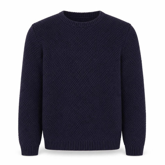 Topman Men’s Blue Chunky Knit Pullover Jumper M