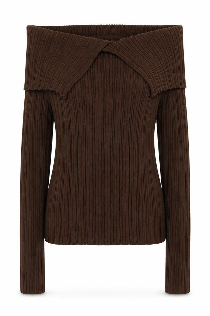 ASOS DESIGN Women's Brown Knit Jumper Size 14