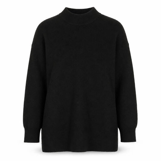 H&M Women's Black Mock Neck Pullover Jumper