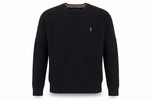 Next Men's Black Pullover Jumper, M, Logo