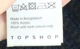 Topshop Women's Black XS Pullover Jumper