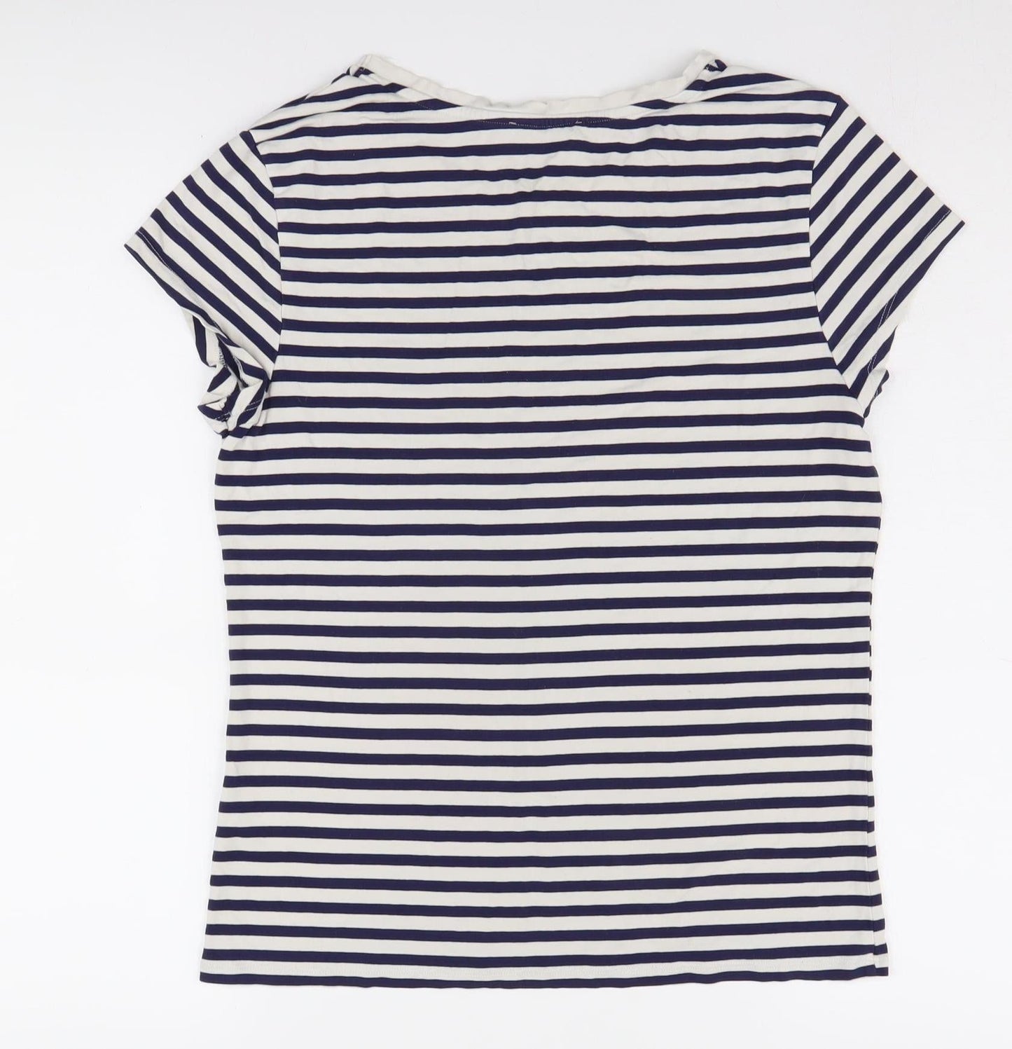 Oasis Women's L Multicoloured Striped T-Shirt