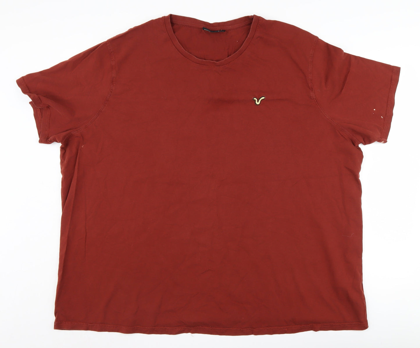 Voi Jeans Co Men's Red 3XL Cotton T-Shirt