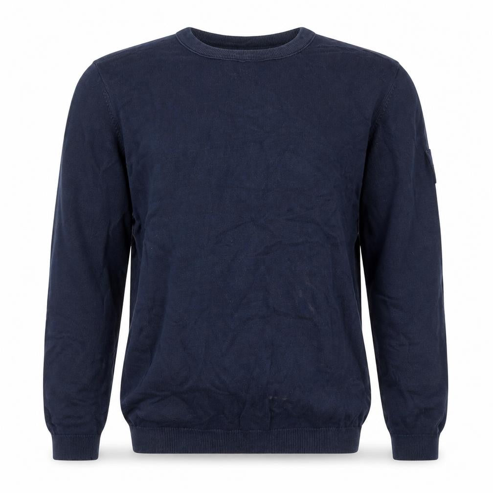 Jack & Jones Men's Blue Cotton Pullover Jumper M