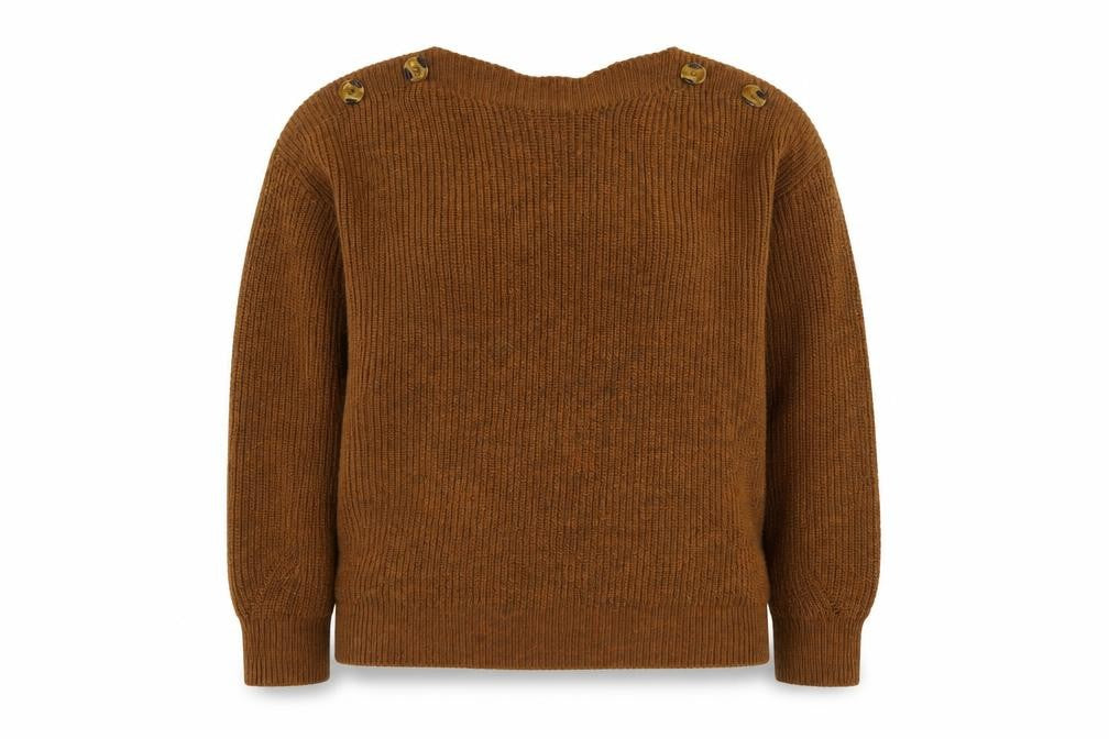 Pimkie Women's Brown Pullover Jumper, Size S, Acrylic