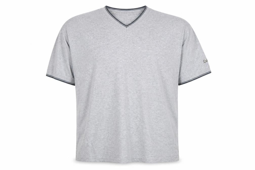 Lee Cooper Men's Grey XL V-Neck T-Shirt