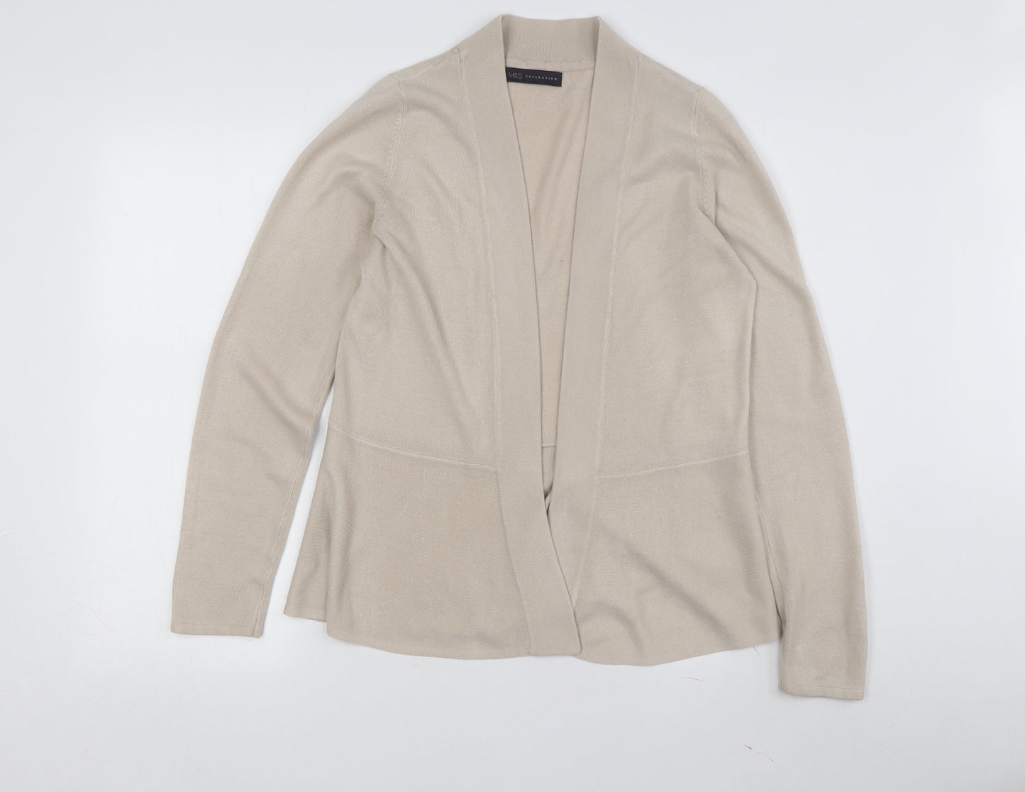 Marks and Spencer Women's Beige Cardigan Size 8