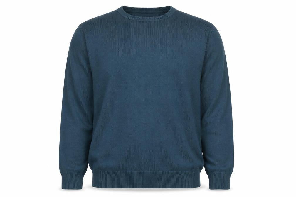 Capsule Men Blue Crew Neck XL Pullover Jumper