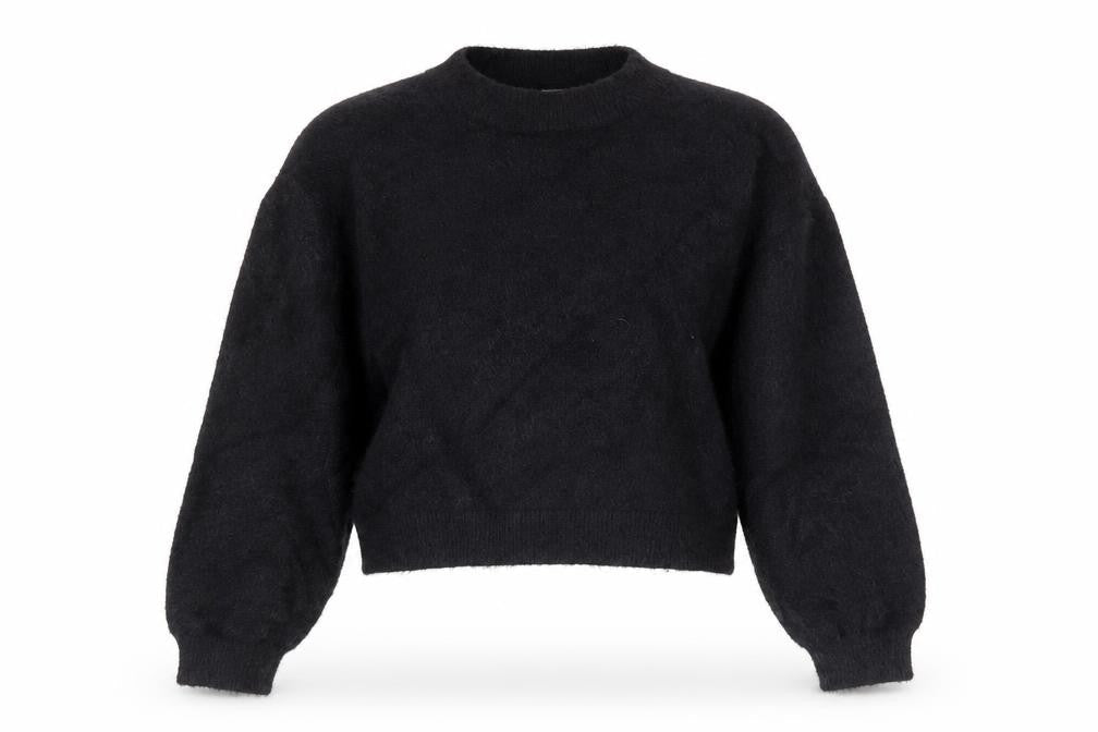 H&M Women's Black Pullover Jumper, M, Crew Neck