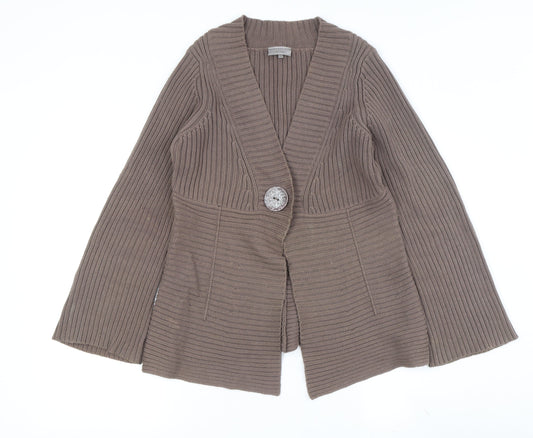 John Lewis Women's Brown Cardigan Size 10
