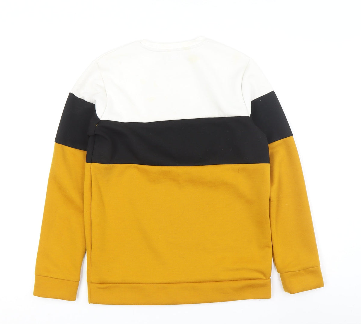 Back view of River Island boys’ multi crew neck pullover sweatshirt 11-12y