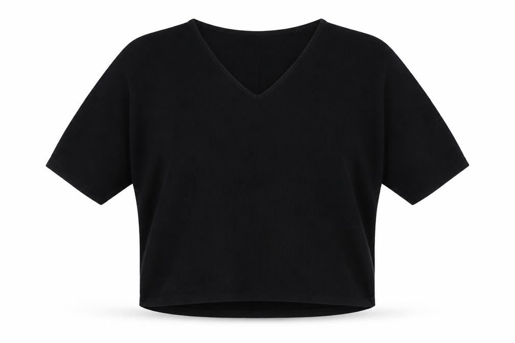 New Look Women's Black V-Neck Pullover Jumper S