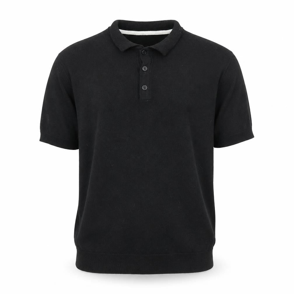 Soulland Men's Black Henley Jumper - L
