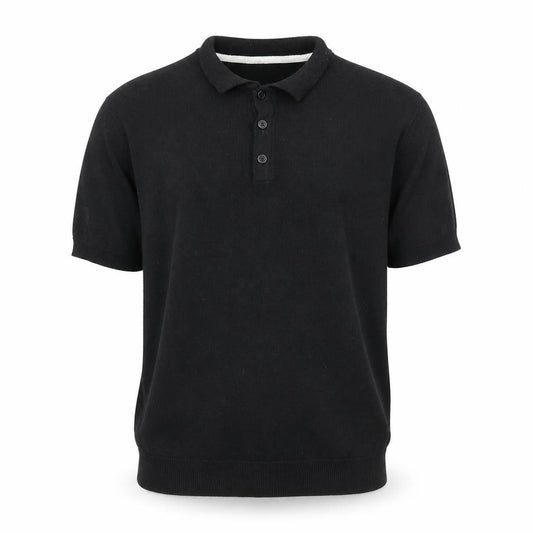 Soulland Men's Black Henley Jumper - L
