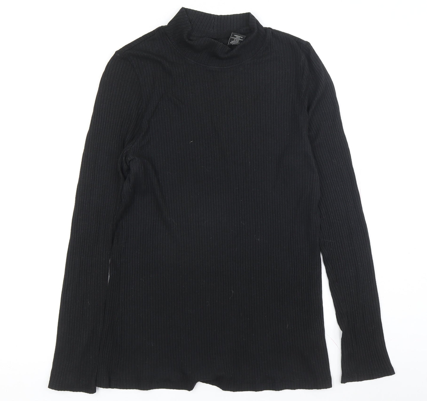 Rachel Zoe Women's Black Mock Neck Pullover Jumper M