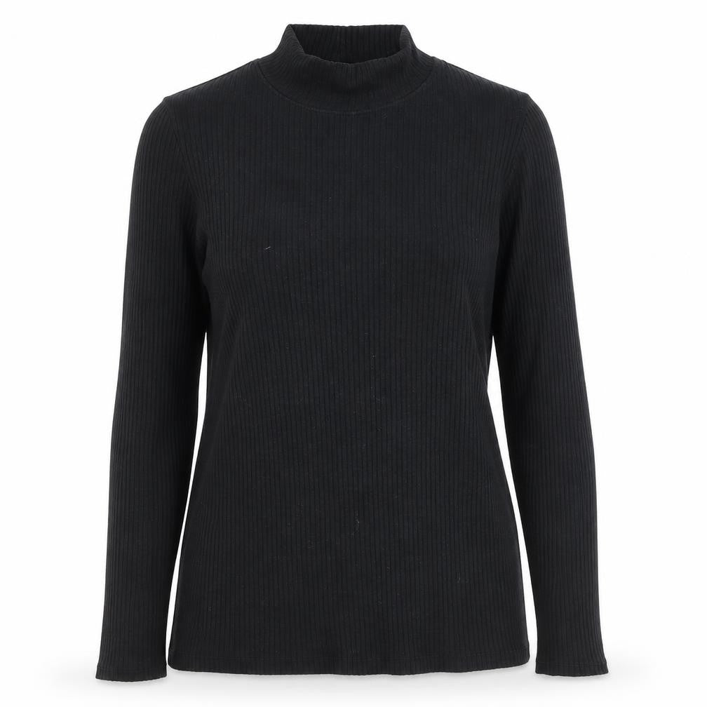 Rachel Zoe Women's Black Mock Neck Pullover Jumper M