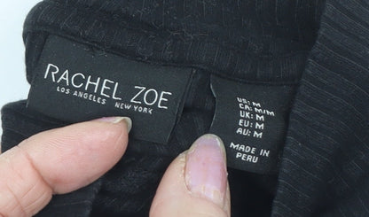 Rachel Zoe Women's Black Mock Neck Pullover Jumper M