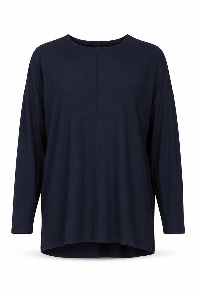 H&M Women's Blue Pullover Jumper, Size L, Round Neck