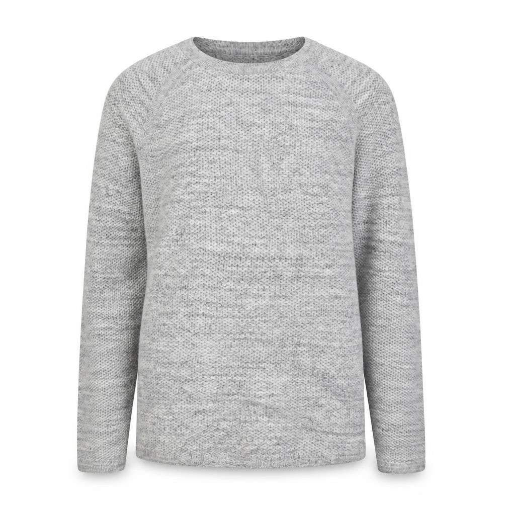 H&M Grey Women's Medium Chunky-Knit Pullover Jumper