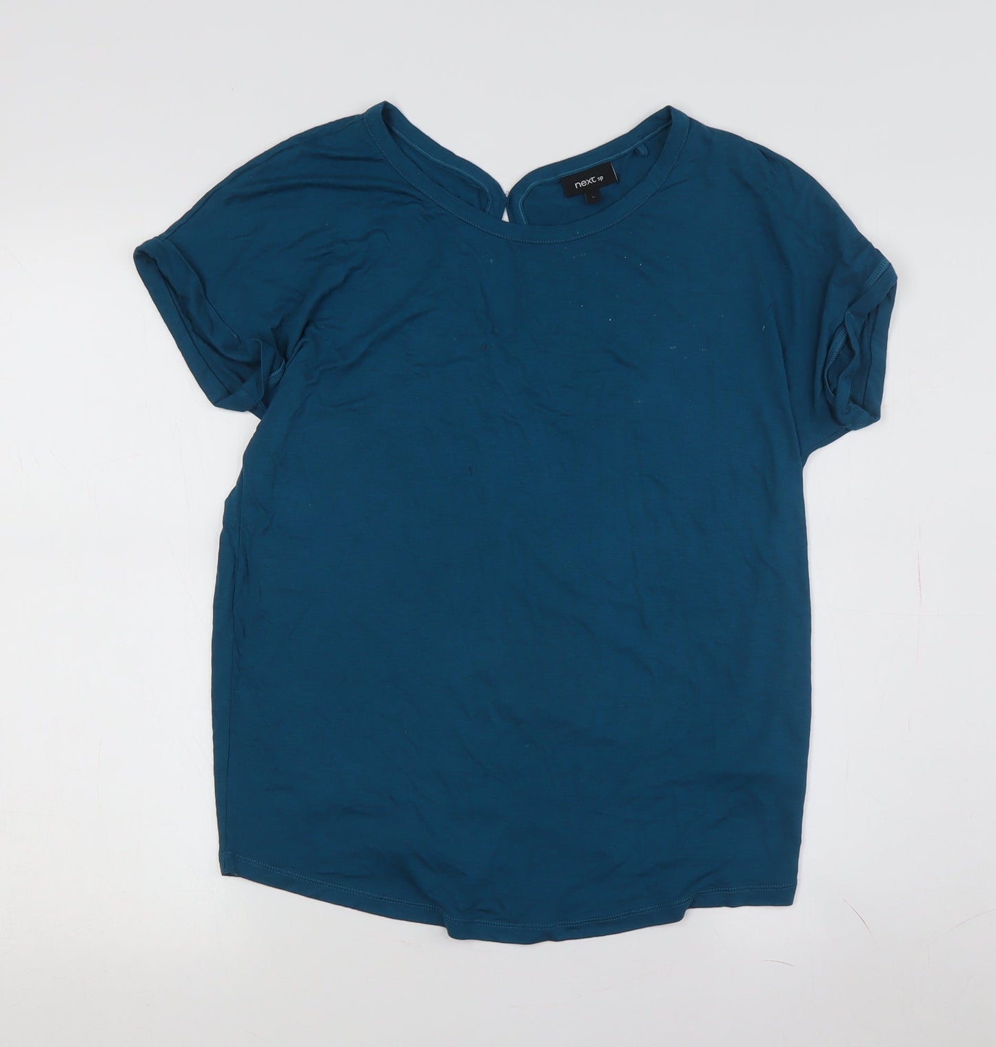 Next Women's Blue Basic T-Shirt, Size S, Casual Wear