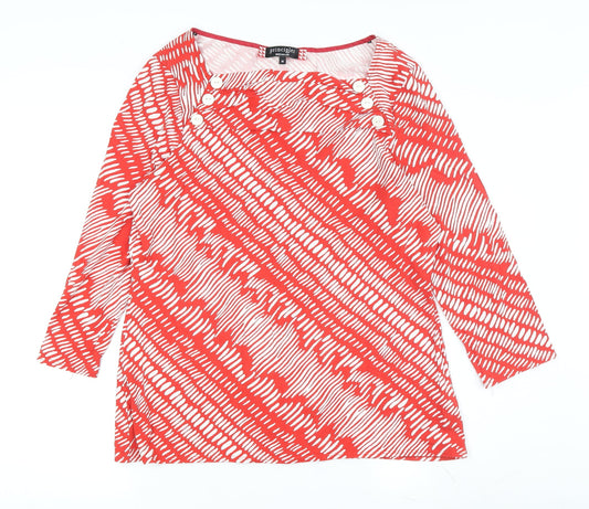 Principles Women's Red Boat Neck Top Size 16