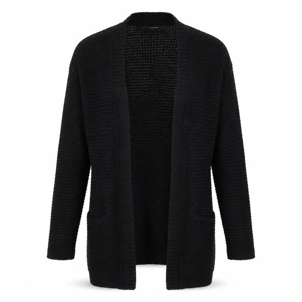 Vero Moda Women's Black XS Cardigan Chunky Knit