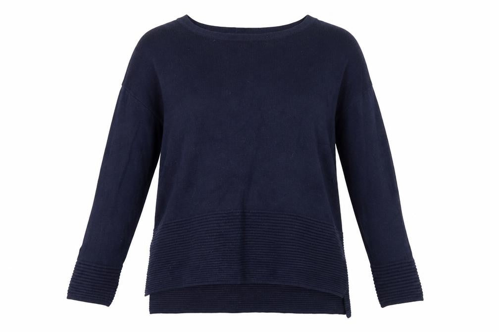 Mango Women's Blue Pullover Jumper, Size S
