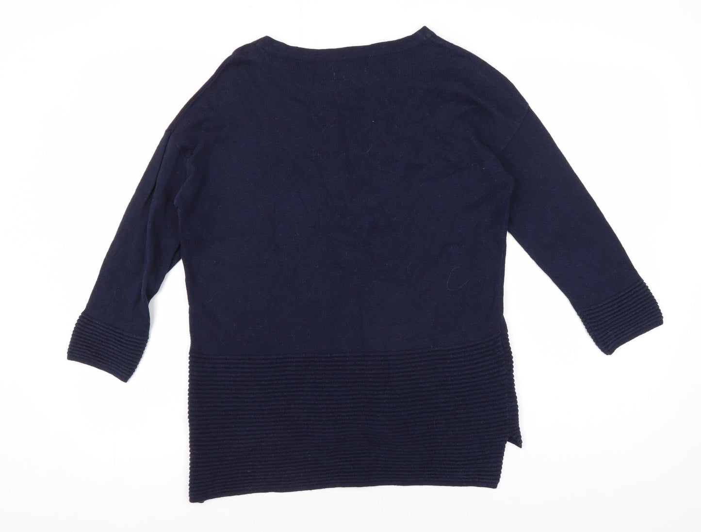 Mango Women's Blue Pullover Jumper, Size S
