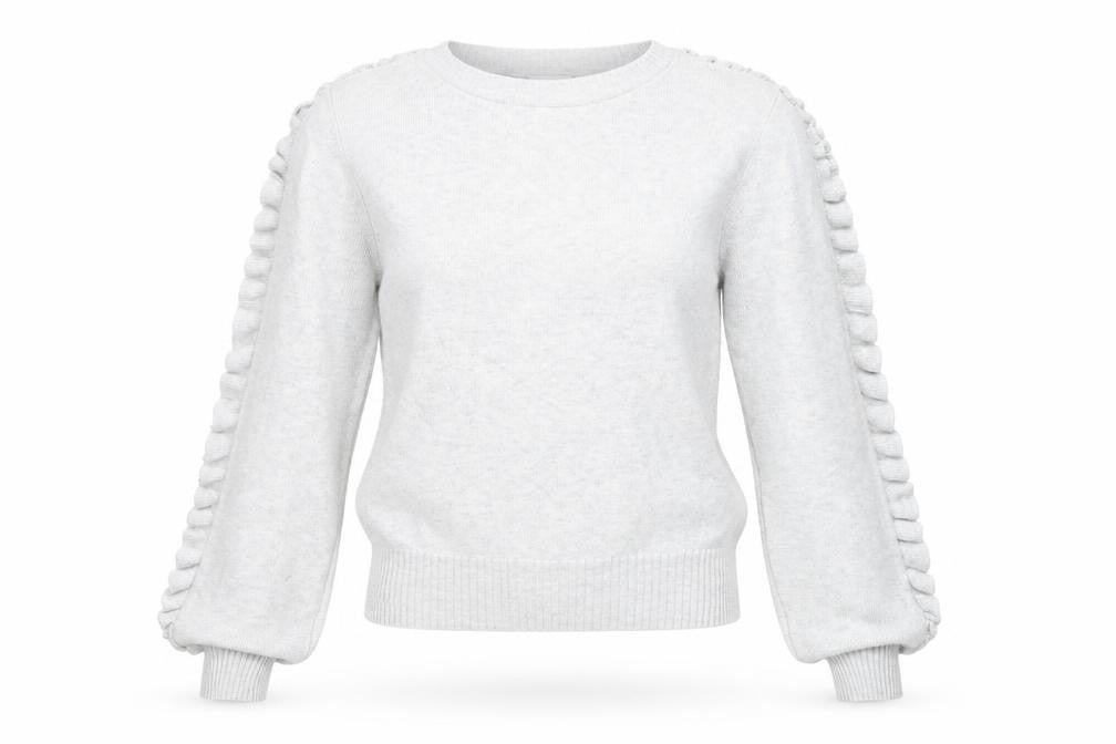 Linea Women's Grey Pullover Jumper Crew Neck Size 12