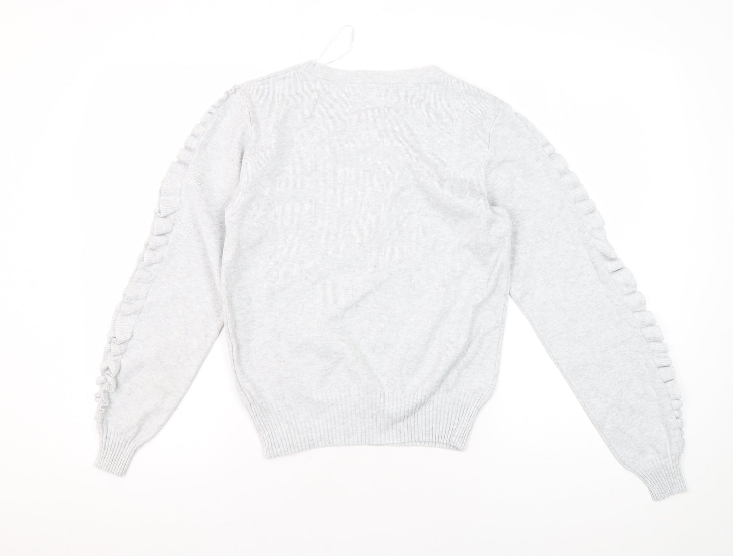 Linea Women's Grey Pullover Jumper Crew Neck Size 12