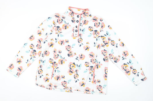 Damart Multicoloured Floral Pullover - Women's L
