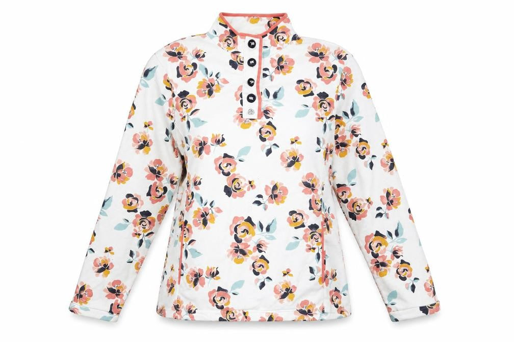 Damart Multicoloured Floral Pullover - Women's L