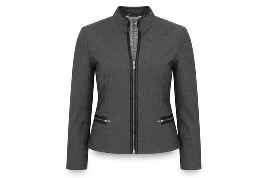 Next Women's Grey Zip Jacket Size 14