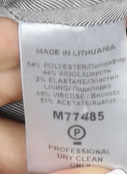 Next Women's Grey Zip Jacket Size 14