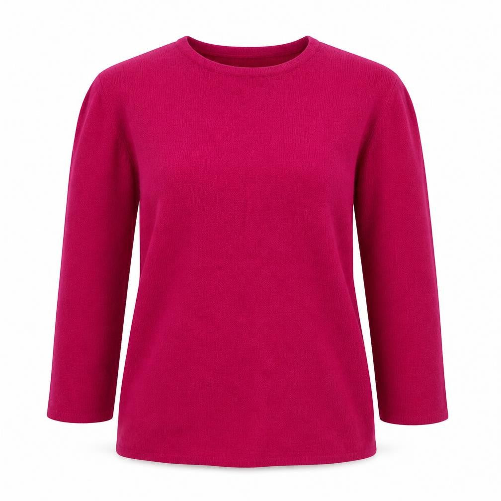 Dalmart Women's Pink Crew Neck Pullover Jumper Size 18