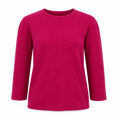Dalmart Women's Pink Crew Neck Pullover Jumper Size 18