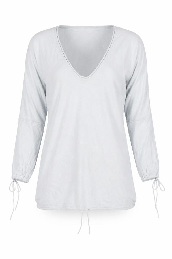 Great Plains Blue Knit Long Sleeve Top M Women Regular