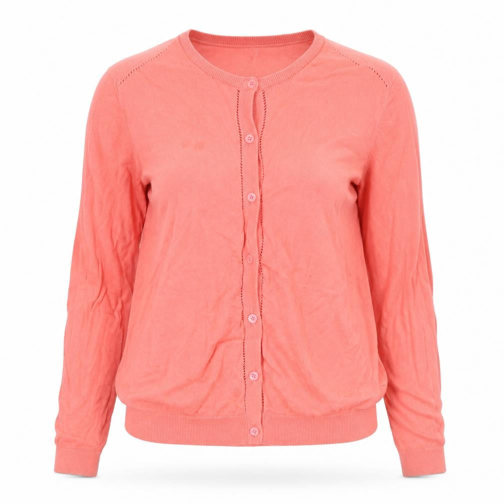 Gap Women's Pink Cardigan M - Casual Spring Knitwear
