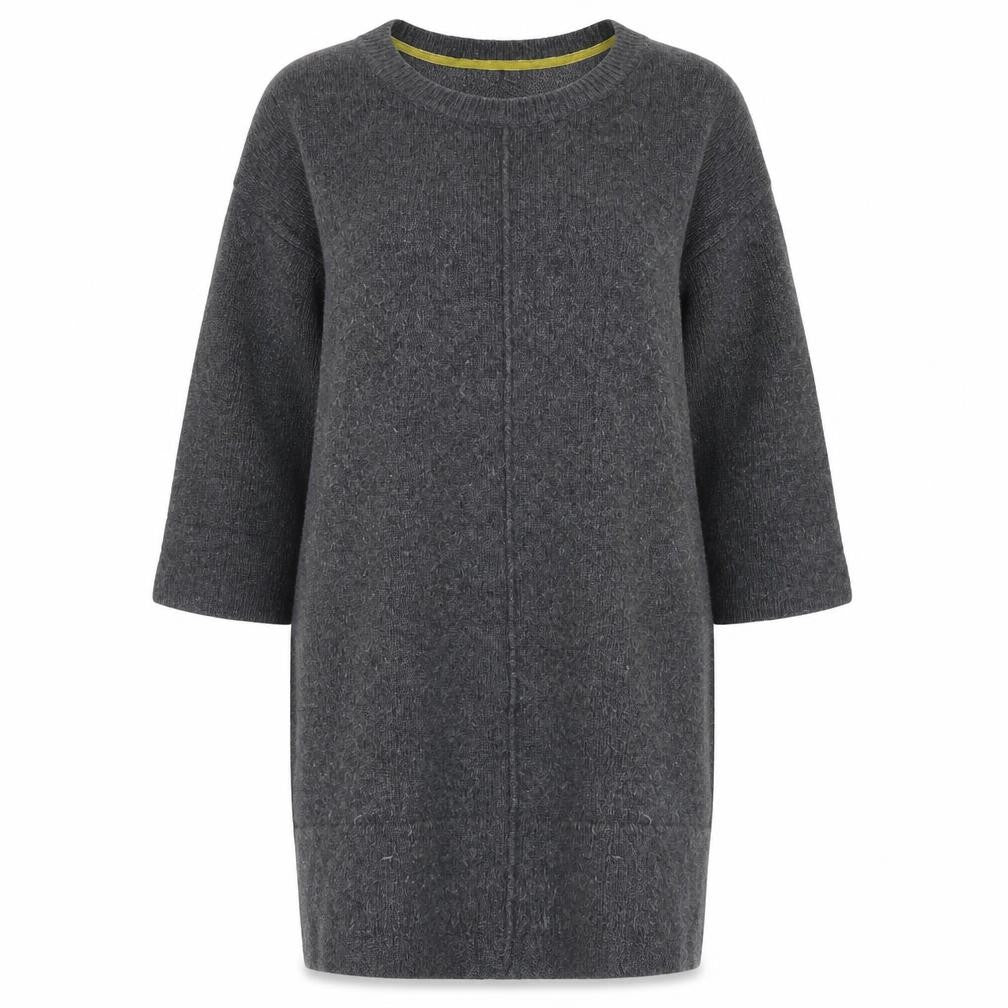 White Stuff Grey Women’s Jumper Dress, Size 14, Casual Knit