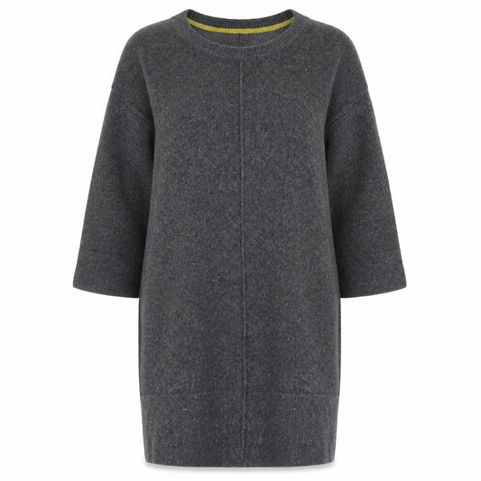 White Stuff Grey Women’s Jumper Dress, Size 14, Casual Knit