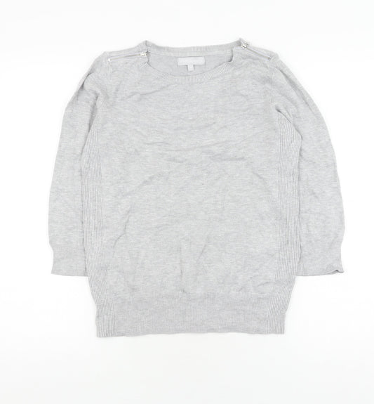 Red Herring Women's Grey Jumper, Size 12