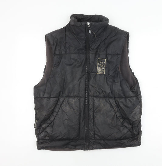 Result Men's Black Puffer Waistcoat, M - Outdoor Casual