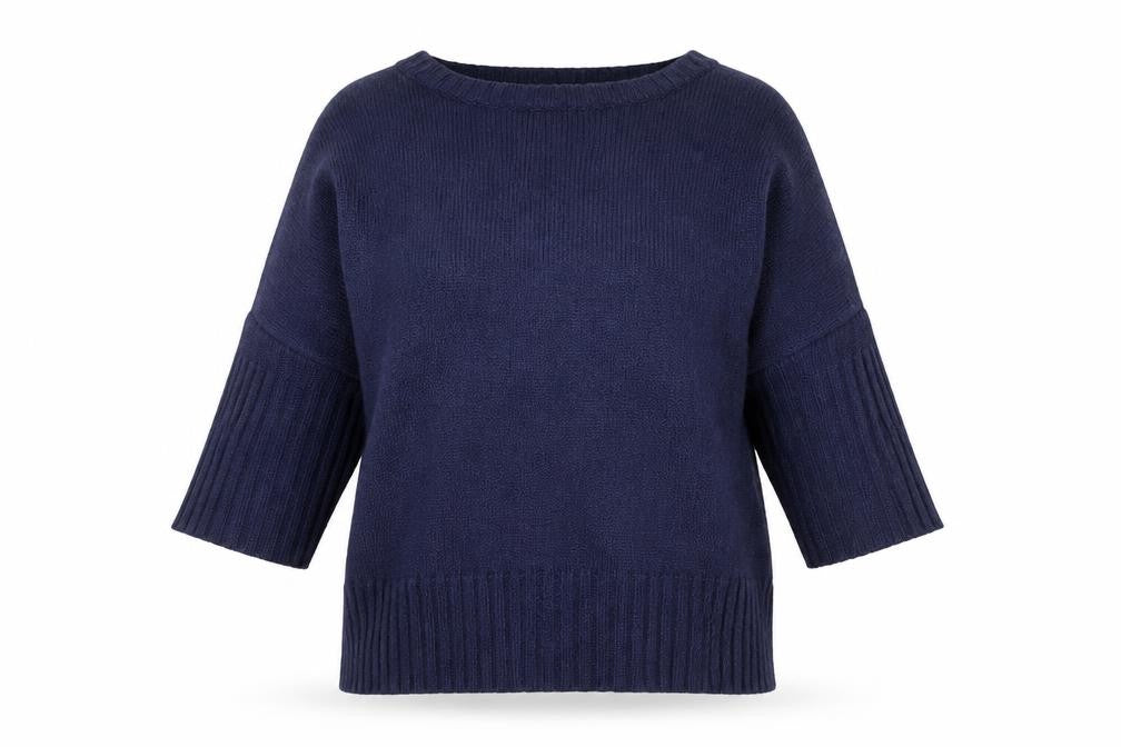 Gap Women's Blue Pullover Jumper, Size M, V-Neck Knit