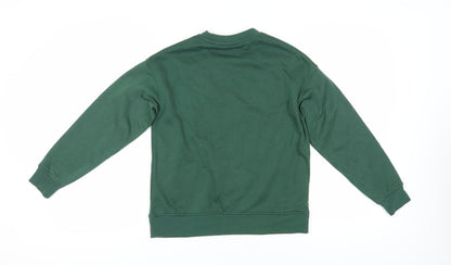 Preloved Disney Women's Green 2XS Mickey Mouse Sweatshirt - Back