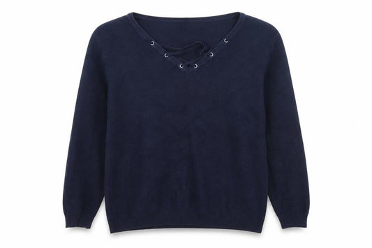 Dorothy Perkins Women's Blue Pullover V-Neck Jumper Size 18
