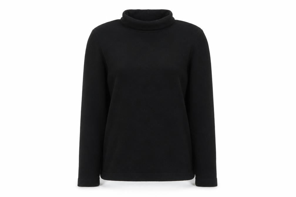 Uniqlo Women's Black Lightweight Pullover Sweatshirt, L